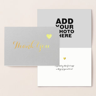 Tarjeta Con Relieve Metalizado fotografía de keepsake