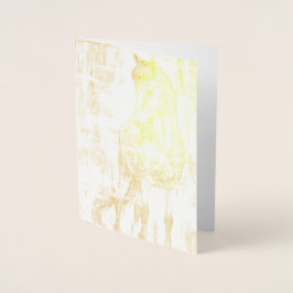 Tarjeta Con Relieve Metalizado Gassi