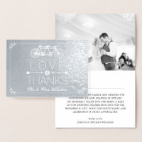 Gracias Boda fotográfico de tipografía en biciclet