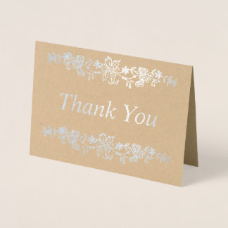 Tarjeta Con Relieve Metalizado Gracias Silver