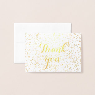 Tarjeta Con Relieve Metalizado Gracias Simple Blank Sprinkles 2020 Guay