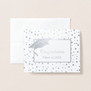 Tarjeta Con Relieve Metalizado Graduado
