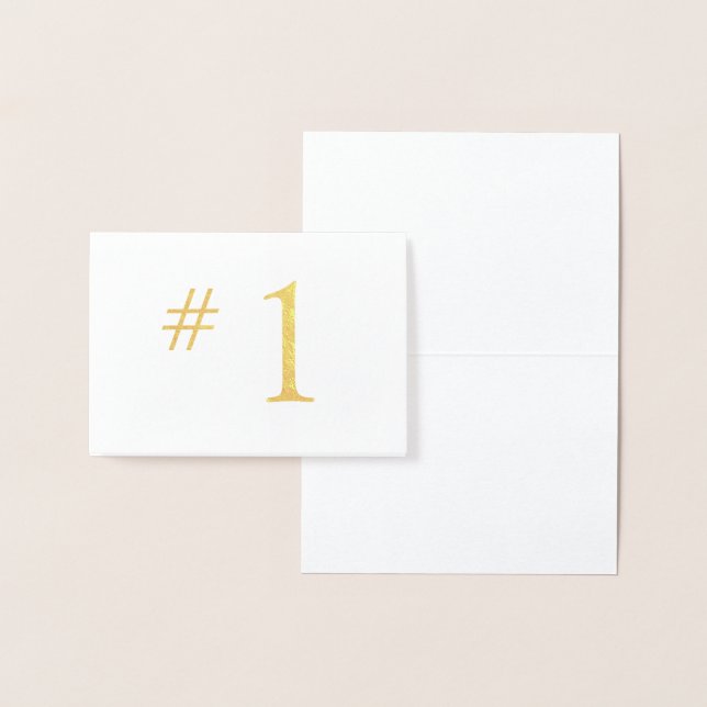 Tarjeta Con Relieve Metalizado HAMbWG - Número de tabla en Relieve metalizado (Demostración)