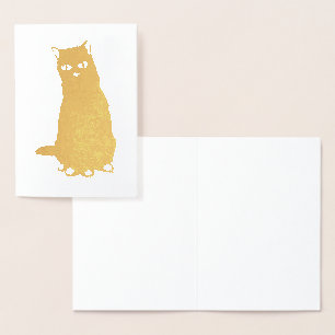 Tarjeta Con Relieve Metalizado HAMbWG - Tarjeta de Relieve metalizado dorado - Ga