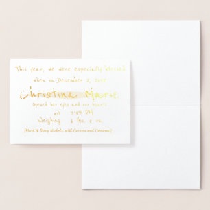 Tarjeta Con Relieve Metalizado HAMbWG - Tarjeta de Relieve metalizado dorado - In