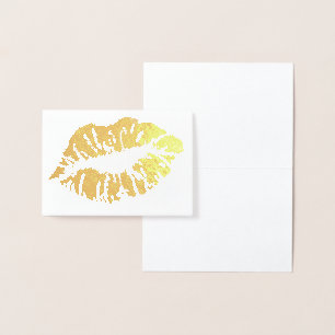 Tarjeta Con Relieve Metalizado HAMbWG - Tarjeta de Relieve metalizado dorado - Li