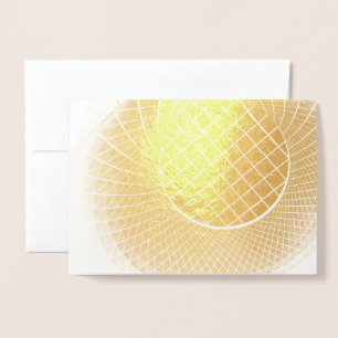Tarjeta Con Relieve Metalizado HAMbWG - Tarjeta de Relieve metalizado dorado - Ta
