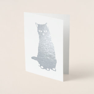 Tarjeta Con Relieve Metalizado HAMbWG - Tarjeta de Relieve metalizado plateado - 