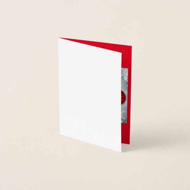 TARJETA CON RELIEVE METALIZADO HAPPY  NEW YEAR (Anverso)