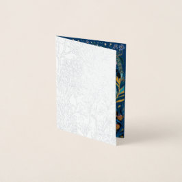 Tarjeta Con Relieve Metalizado Heaven Collection – Florist Thank You Folded Card