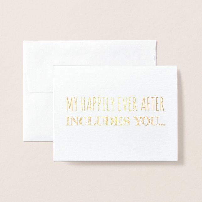 Tarjeta Con Relieve Metalizado Incluye | Funny Bridesmaid Propuesta (Anverso con sobre)