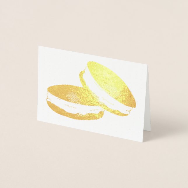 Tarjeta Con Relieve Metalizado Lancaster PA Pennsylvania Dutch Whoopie Pie Pies (Anverso)