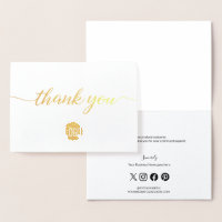 Logotipo de personalizado Empresa gracias Iconos s