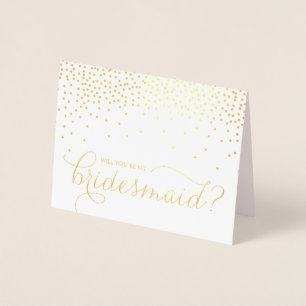 Tarjeta Con Relieve Metalizado Los puntos de Relieve metalizado dorado Confetti S