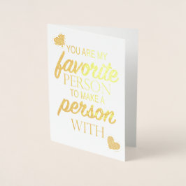 Tarjeta Con Relieve Metalizado Mi persona favorita para hacer una persona con San