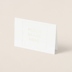 Tarjeta Con Relieve Metalizado Mini tarjeta de Relieve metalizado