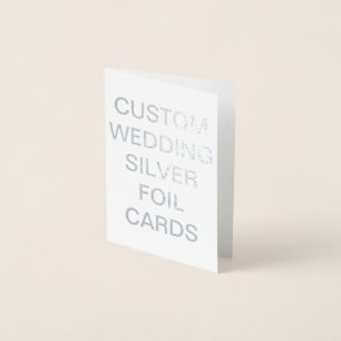 Tarjeta Con Relieve Metalizado Mini tarjeta de Relieve metalizado plateado person