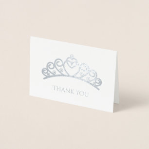 Tarjeta Con Relieve Metalizado Mini tarjeta de Relieve metalizado Tiara