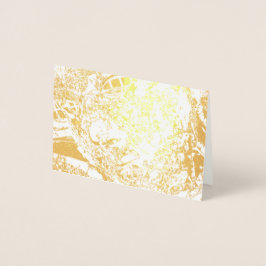 Tarjeta Con Relieve Metalizado Mirar el amor