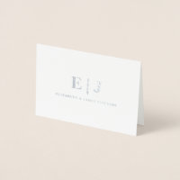 Monograma simple de Iniciales de Pareja Mínima