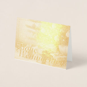 Tarjeta Con Relieve Metalizado Motiv, mit Geschenken unterm Weihnachtsbaum 37016