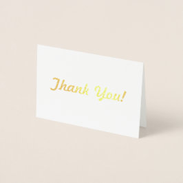 Tarjeta Con Relieve Metalizado Muestre su agradecimiento con un hermoso ¡Gracias!