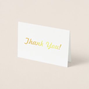 Tarjeta Con Relieve Metalizado Muestre su agradecimiento con un hermoso ¡Gracias!