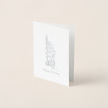 Tarjeta Con Relieve Metalizado Navidades de la NYC en Hanukkah Estatua del feriad<br><div class="desc">La tarjeta de vacaciones contiene un ilustracion original de la Estatua de la Libertad, envuelta en una cadena de luces de vacaciones. Ideal para Navidades o Hanukkah. ¡Genial para cualquiera que viva o ame Nueva York! ¿No ves lo que estás buscando? Contacte con Rebecca para que tenga algo diseñado para...</div>