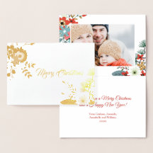 Navidades modernos floridos foto de follaje