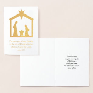 Tarjeta Con Relieve Metalizado Navidades Natividad Cristianos Jesús Religioso