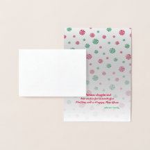 Navidades Peppermint Candy Holiday Greetings