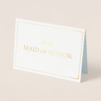Tarjeta Con Relieve Metalizado Nota del día para mi empleada de honor