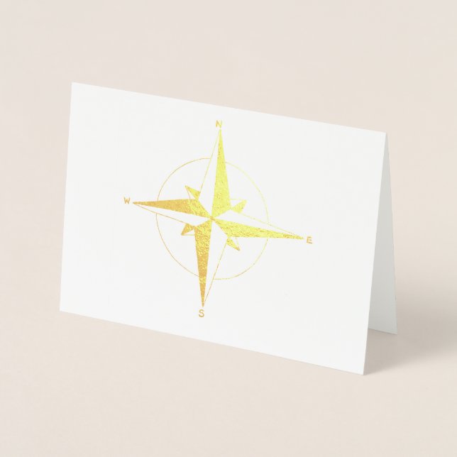 Tarjeta Con Relieve Metalizado Nueva dirección Camping Camping Compass Outdoor Wo (Anverso)