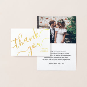 Tarjeta Con Relieve Metalizado Nuevo Boda de direcciones Foto Script simple Graci