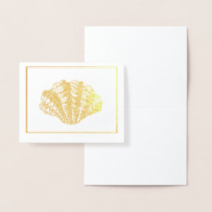 Tarjeta Con Relieve Metalizado Ornamento elegante simple de oro o plata para conc