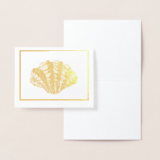 Tarjeta Con Relieve Metalizado Ornamento elegante simple de oro o plata para conc