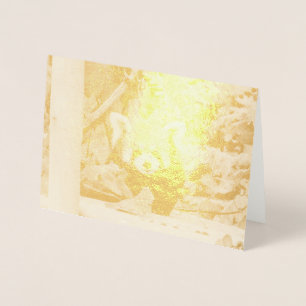 Tarjeta Con Relieve Metalizado Panda roja