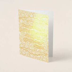 Tarjeta Con Relieve Metalizado Para llevar una oferta positiva - Positiva