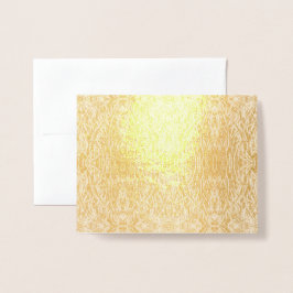 Tarjeta Con Relieve Metalizado Patrón de 'alfombra persa antigua- mira' CGWOMF!