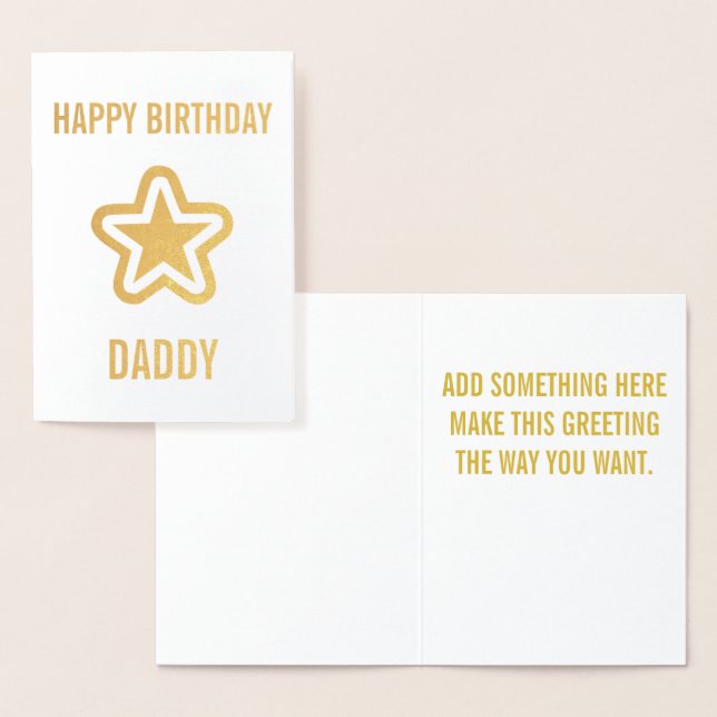 Tarjeta Con Relieve Metalizado Personalizado (Demostración)