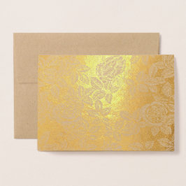 Tarjeta Con Relieve Metalizado Personalizado