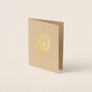 Tarjeta Con Relieve Metalizado Personalizado