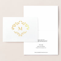 Personalizado Logotipo comercial Laurel Wreath Mon