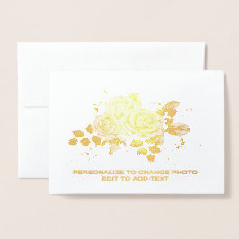 Tarjeta Con Relieve Metalizado Personalizar Añadir nombre foto o ilustración