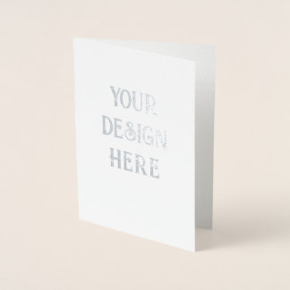 Tarjeta Con Relieve Metalizado Personalizar o personalice