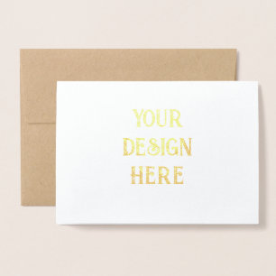 Tarjeta Con Relieve Metalizado Personalizar o personalizar 