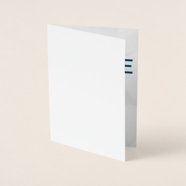 Tarjeta Con Relieve Metalizado Personalizar propio (Anverso)