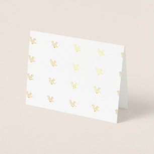 Tarjeta Con Relieve Metalizado Pink Daisy