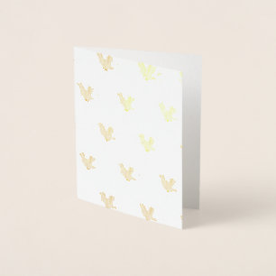 Tarjeta Con Relieve Metalizado Pink Daisy
