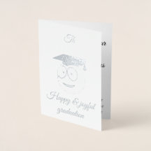 plata feliz día de graduación